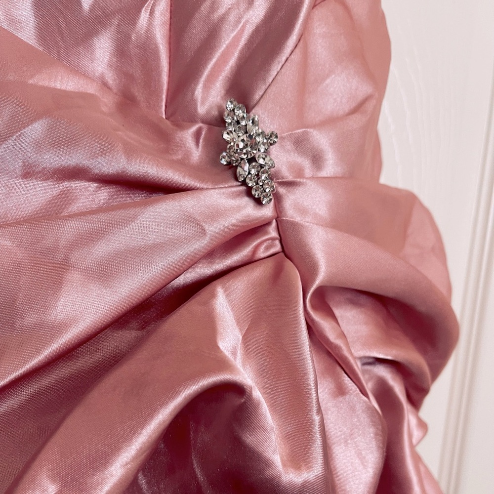 Jessica McClintock PINK Prom Dress size 1/2 - Picture 2 of 11